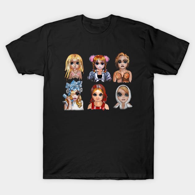 Big Eye pop stars T-Shirt by Mikexkish